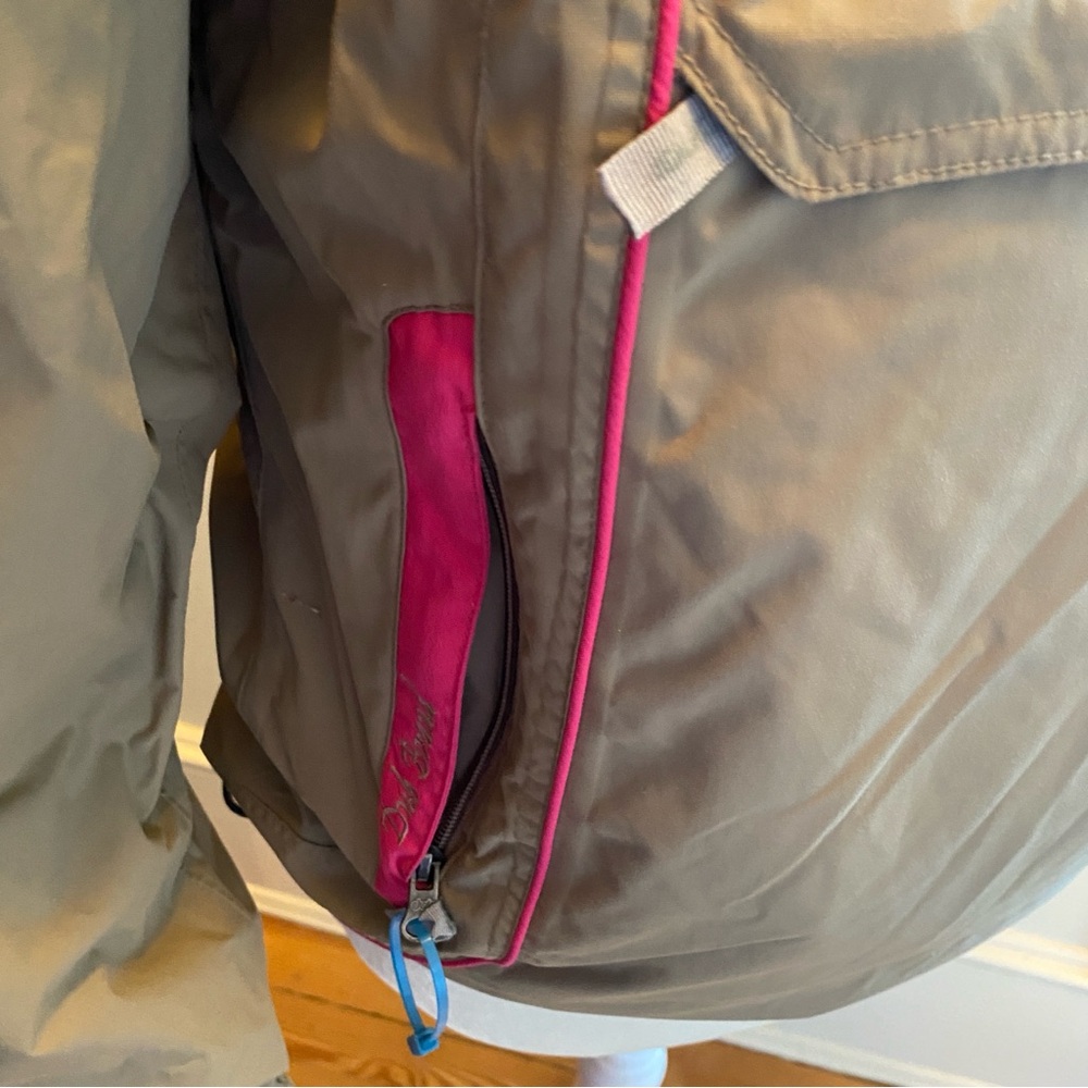 Dub Brand Weathergear Womens Snowboard Pullover Jacket Gray with Pink Accents Sm - Picture 2 of 11